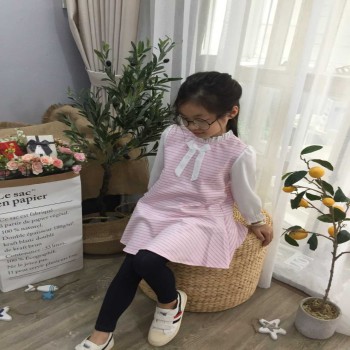 Váy cổ bèo dài tay size 2-6 